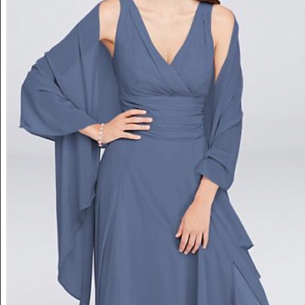 Sheer chiffon wrap